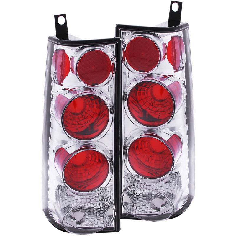 ANZO 1996-2002 Gmc Savana Taillights Chrome - My Store