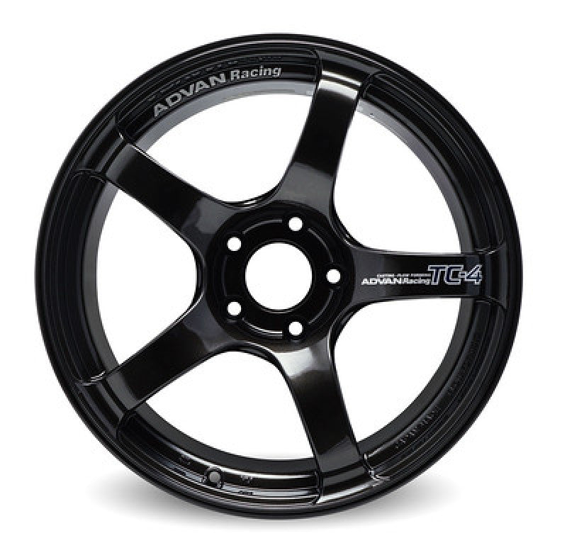 Advan TC4 15x8.0 +28 4-100 Black Gunmetallic Wheel (No Ring) - My Store