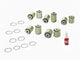 aFe Control PFADT Steel Frame Drag Rear Solid Spherical C/A Bearings Set; Chevy Corvette C5 / C6 - Mammoth Racing -