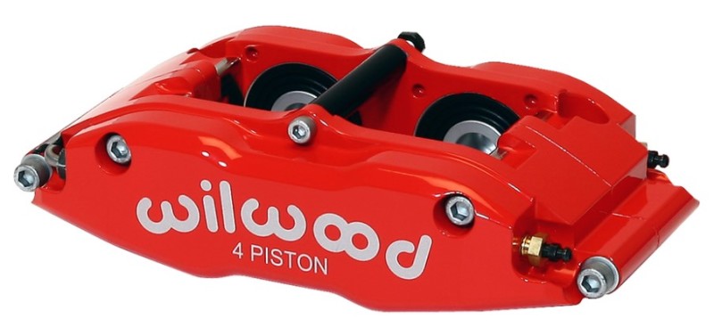 Wilwood Caliper-BNSL4R-Red 1.75in Pistons 1.25in Disc - Mammoth Racing -