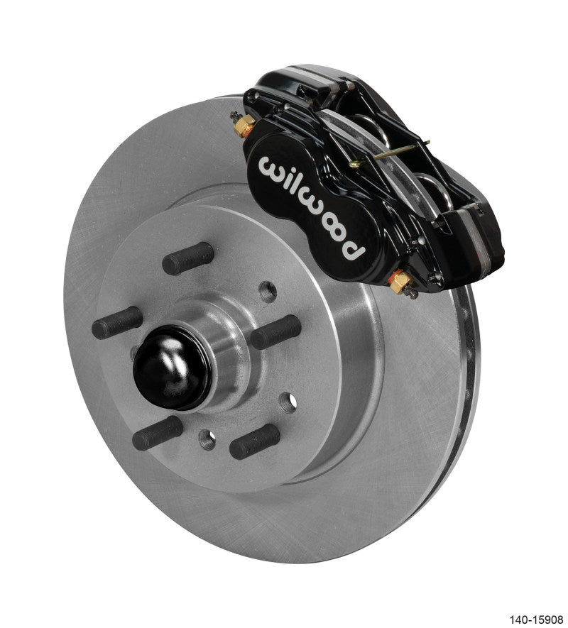 Wilwood Forged Dynalite Pro Front Kit 11.00in One Piece HP Hub and Rotor - Black - My Store