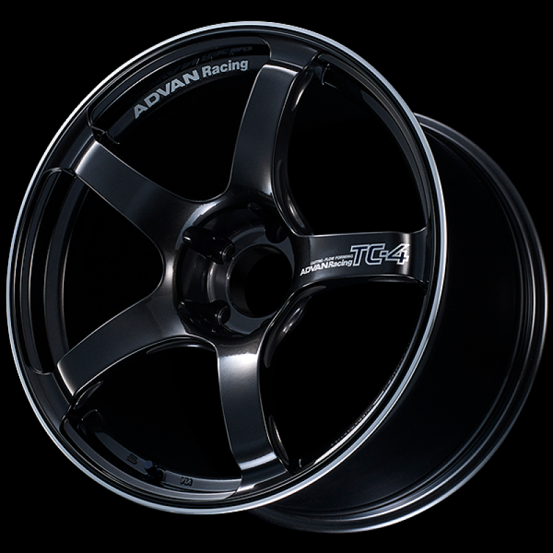 Advan TC4 18x8 +45 5-114.3 Racing Black Gunmetallic & Ring Wheel - My Store