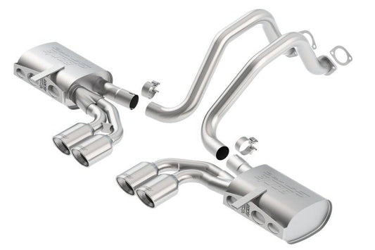 Borla 97-04 Chevrolet Corvette 5.7L 8cyl S-Type SS Catback Exhaust - Mammoth Racing -