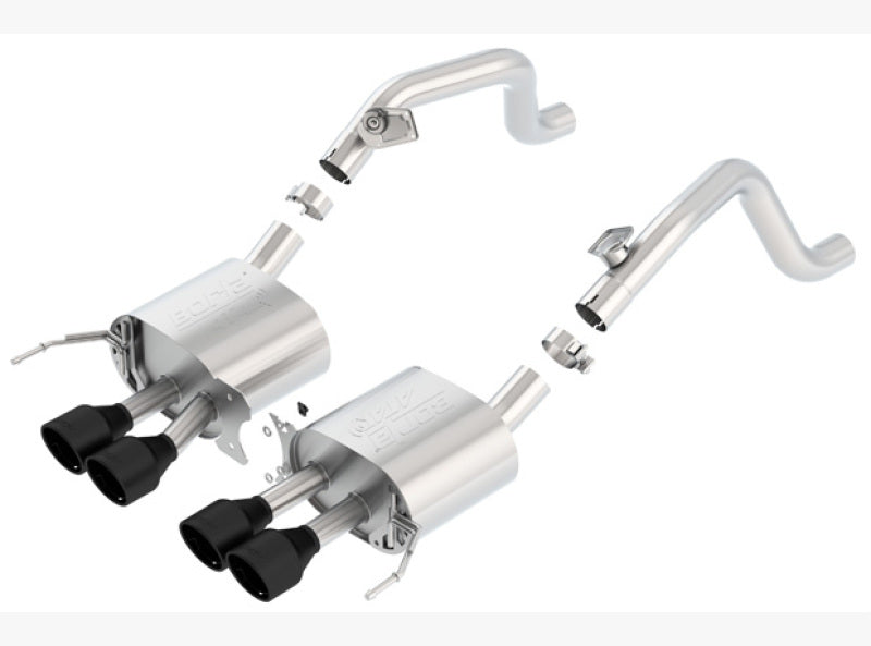 Borla 14-18 C7 Corvette Stingray Axle-Back ATAK Exhaust 2.75in To Muffler Dual 2.0in Out 4.25in Tip - My Store