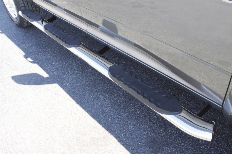 Lund 09-17 Dodge Ram 1500 Crew Cab (5.5ft. Bed) 5in. Oval WTW SS Nerf Bars - Polished - My Store