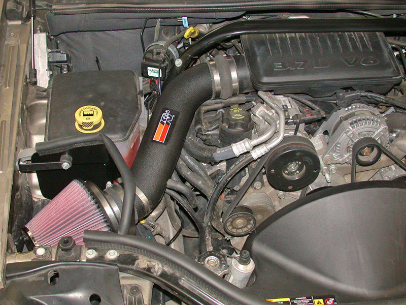 K&N 05-07 Jeep Grand Cherokee V6-3.7l Performance Intake Kit - Mammoth Racing -