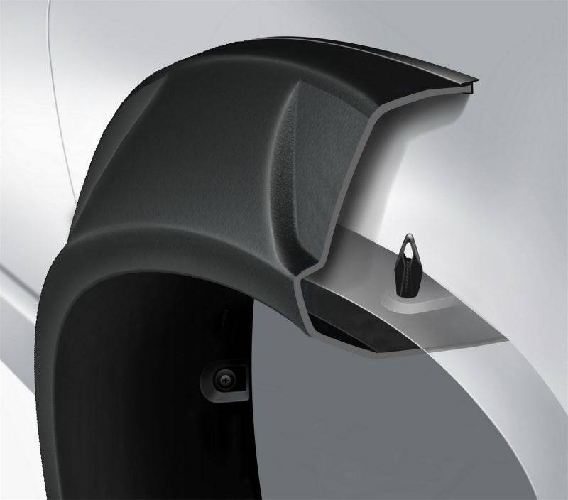 Bushwacker 19-21 Chevrolet Silverado 1500 DRT Style Flares 4pc - Black - Mammoth Racing -