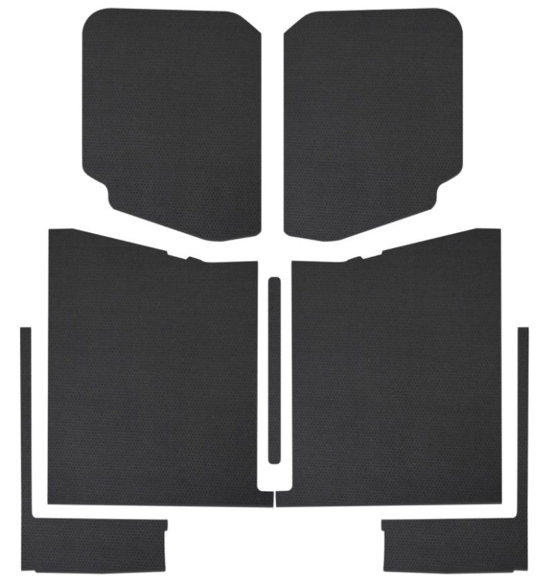 DEI 2019-Up Jeep Gladiator Leather Look Headliner Complete Kit 7-pc - Black - Mammoth Racing -