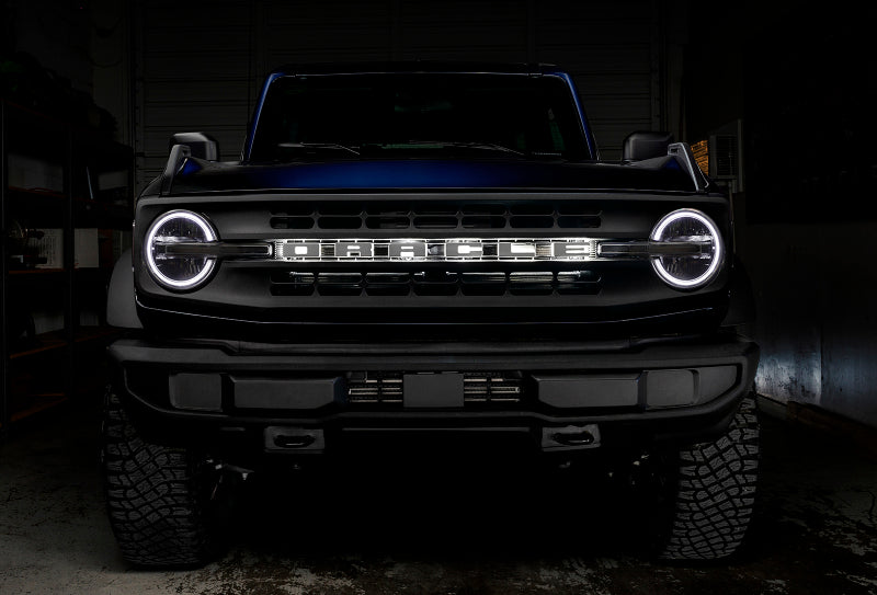 Oracle 2021 Ford Bronco DRL Upgrade w/ Halo Kit - ColorSHIFT w/ BC1 Controller - Mammoth Racing -