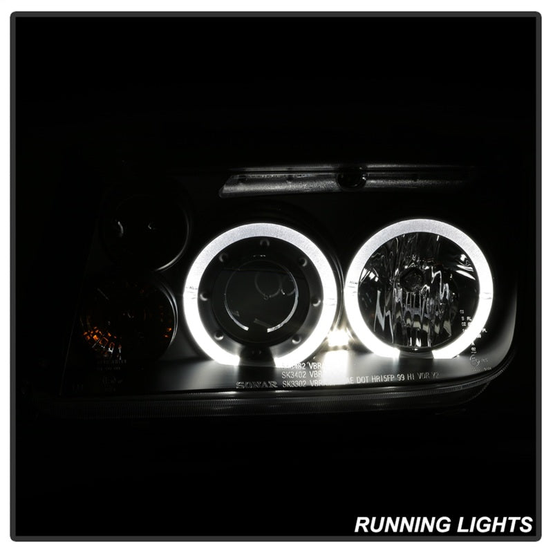 Spyder Volkswagen Jetta 99-05 Projector HeadlightsLED Halo Blk PRO-YD-VJ99-HL-BK - Mammoth Racing -