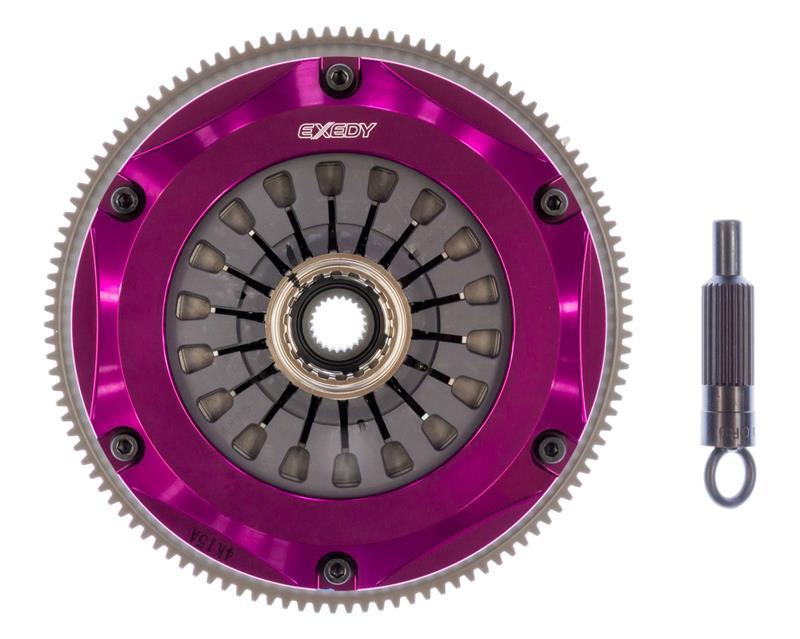 Exedy 2008-2015 Mitsubishi Lancer Evolution GSR L4 Hyper Twin Cerametallic Clutch Sprung Disc - Mammoth Racing -