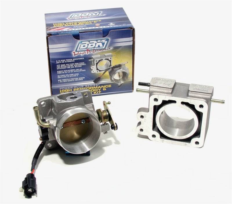 BBK 86-93 Mustang 5.0 75mm Throttle Body BBK Power Plus Series And EGR Spacer Kit - Mammoth Racing -