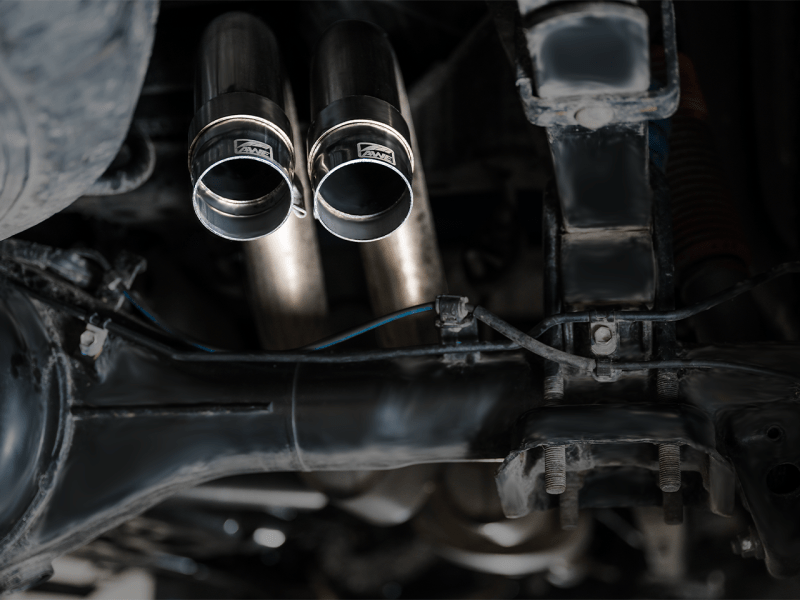 AWE 2016-2022 Toyota Tacoma 0FG Exhaust with BashGuard - No Tips - My Store
