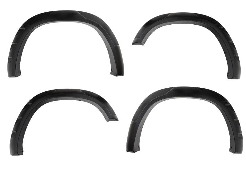 Bushwacker 19-22 Ram 1500 (Excl. Rebel/TRX) 76.3 & 67.4in Bed DRT Style Flares 4pc - Blk / Smooth - Mammoth Racing -