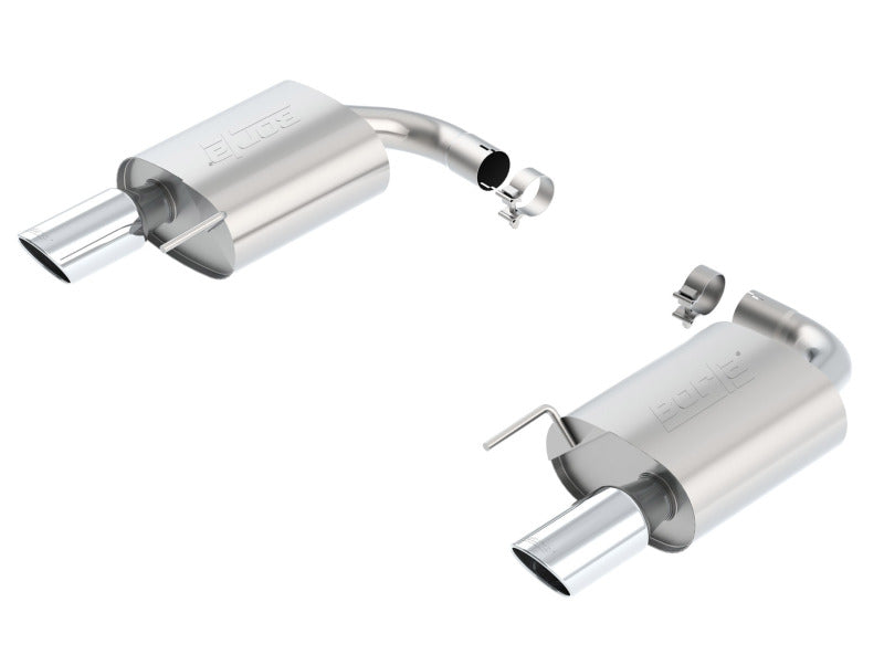 Borla S-Type Rear Section 15-17 Ford Mustang GT 5.0L V8 MT/AT 2.5in pipe 4in tip - My Store