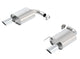 Borla S-Type Rear Section 15-17 Ford Mustang GT 5.0L V8 MT/AT 2.5in pipe 4in tip - My Store