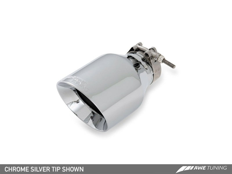 AWE Tuning VW MK7 Golf SportWagen Track Edition Exhaust w/Chrome Silver Tips (90mm) - Mammoth Racing -