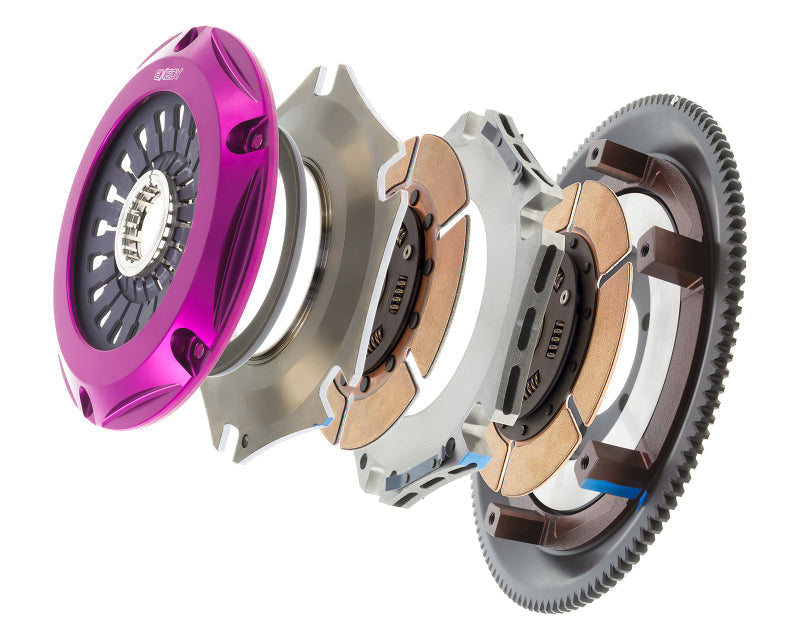 Exedy 1993-1995 Mazda Rx-7 R2 Hyper Twin Cerametallic Clutch Sprung Center Disc Pull Type - Mammoth Racing -