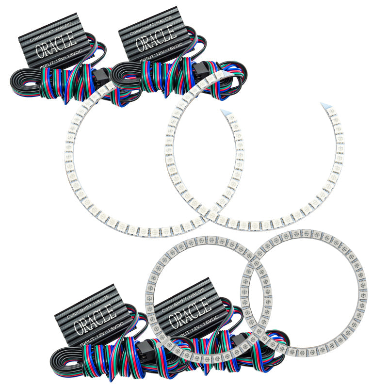 Oracle Mercedes Benz C-Class 08-11 Halo Kit - ColorSHIFT w/o Controller - Mammoth Racing -
