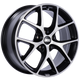 BBS SR 18x8 5x112 ET45 Satin Black Diamond Cut Face Wheel -82mm PFS/Clip Required - Mammoth Racing -