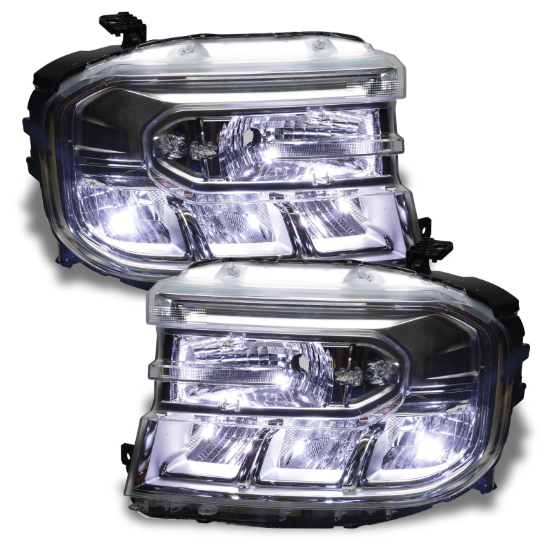 Oracle 2022 Ford Maverick RGB Headlight Demon Eye Kit - ColorSHIFT w/2.0 Controller - Mammoth Racing -