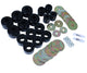Energy Suspension 03-09 Toyota 4Runner/GX470 / 07-14 FJ Cruiser Black Body Mount Bushing Set - My Store