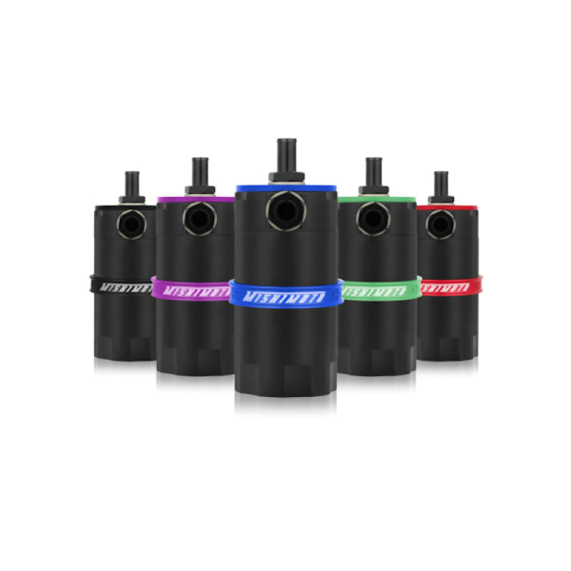 Mishimoto Universal Baffled Oil Catch Can - Purple - Mammoth Racing -