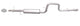Gibson 05-09 Toyota 4Runner Sport 4.7l 2.5in Cat-Back Single Exhaust - Aluminized - My Store
