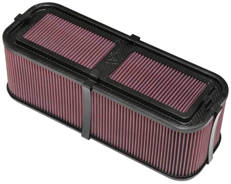 K&N Custom Racing Assembly 19in x 6.5in Carbon Fiber Air Filter - Mammoth Racing -