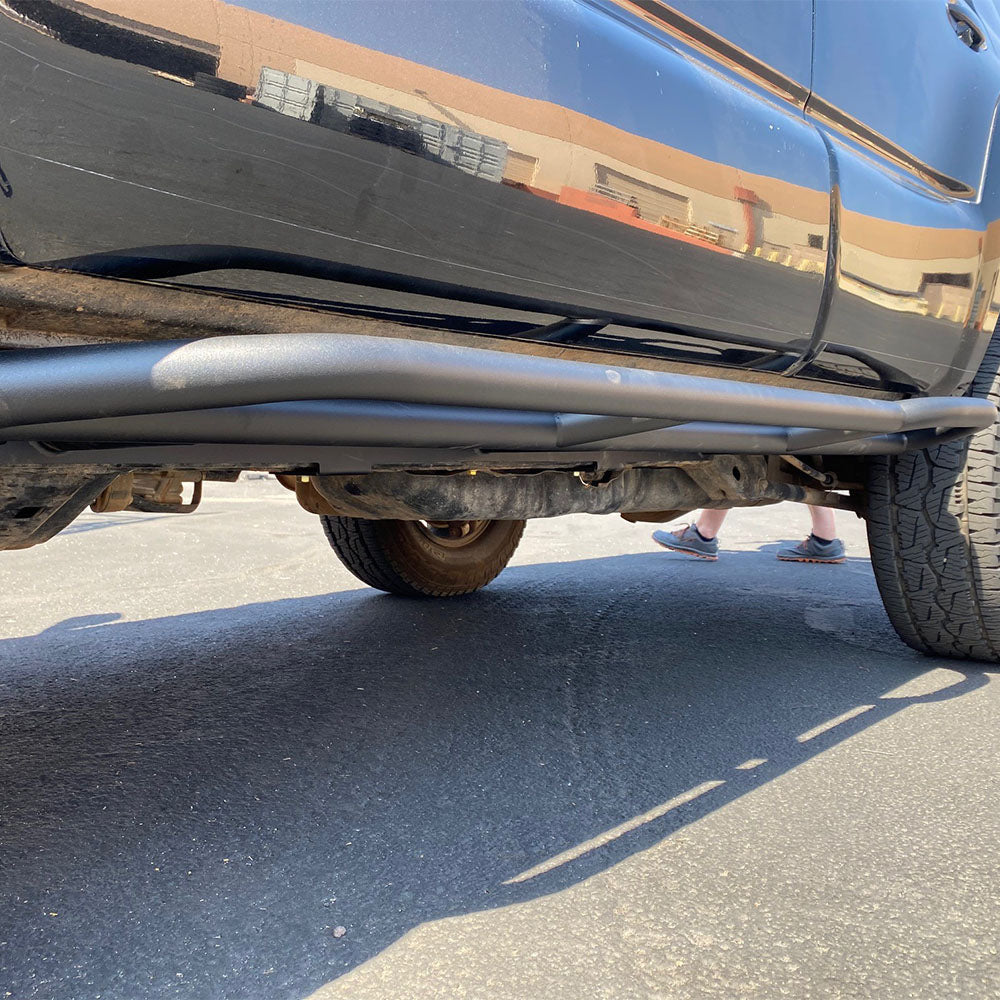 Sliders, Toyota 4runner,10 Deg, W/ TOP Plates, MIG Weld, Black, 2004-09 - My Store