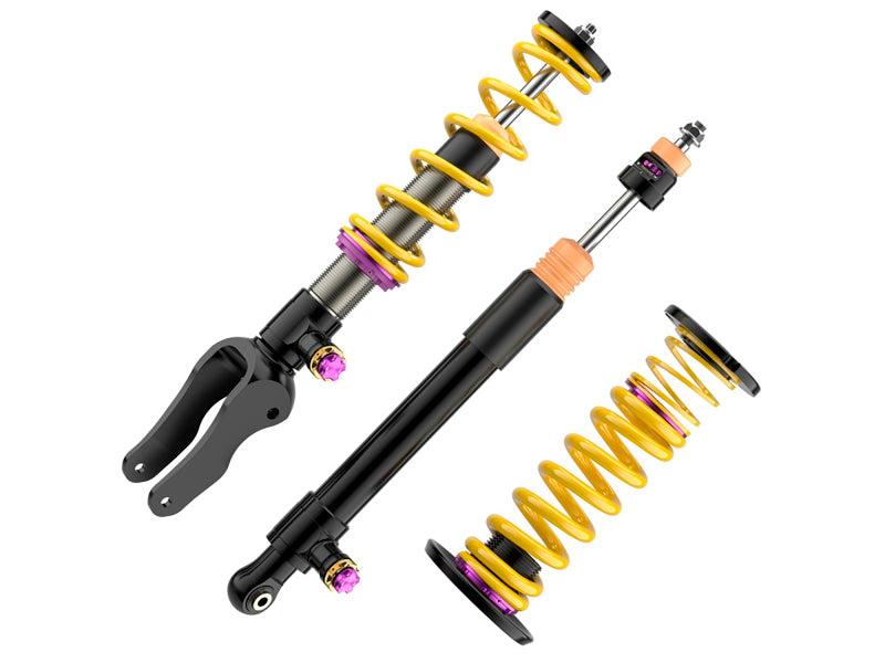 KW Coilover Kit V4 2021+ Porsche Taycan (Y1A) Sedan 2WD (Without Air Suspension) - Mammoth Racing -