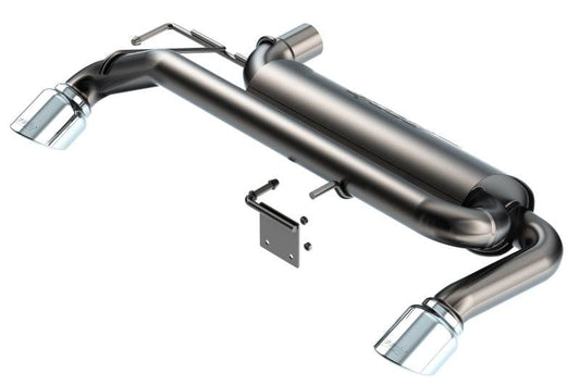 Borla 21-22 Ford Bronco 2.3L 4WD Touring Axle Back Exhaust w/ Bright Chrome Tips - Mammoth Racing -