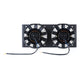 Mishimoto Universal 17in. Heavy-Duty Oil Cooler Fan Shroud - Micro Wrinkle Black - Mammoth Racing -