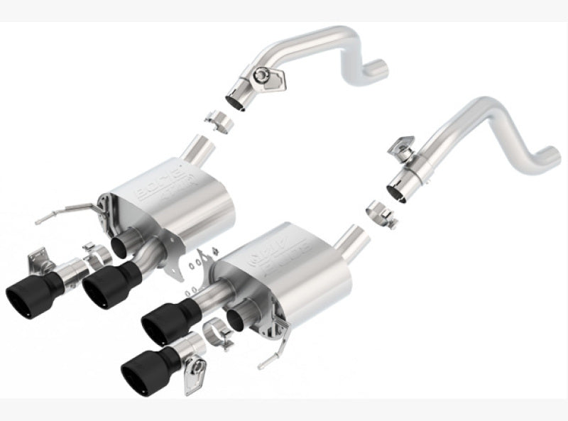 Borla 14-18 C7 Corvette Stingray Axle-Back ATAK Exhaust 2.75in To Muffler Dual 2.75in Out 4.25in Tip - My Store