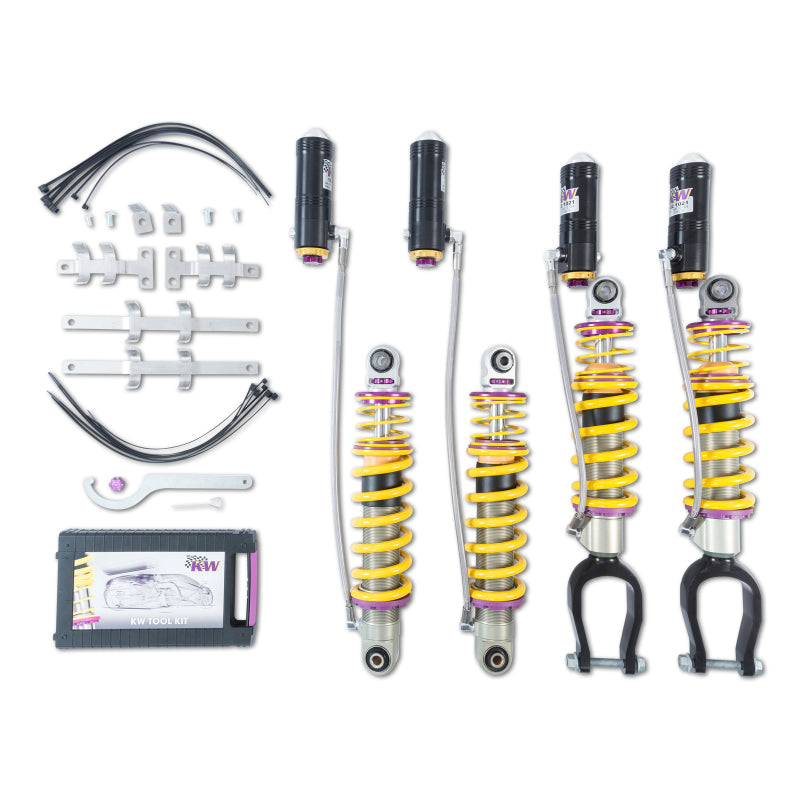 KW Coilover Kit V4 Bundle Audi R8 (4S) Coupe/Spyder w/o Magnetic Ride - Mammoth Racing -