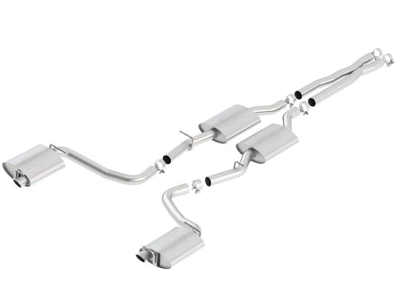 Borla 15-16 Dodge Charger R/T 5.7L No Tip Use Factory Valence Single Split Rear Exit ATAK Exhaust - Mammoth Racing -
