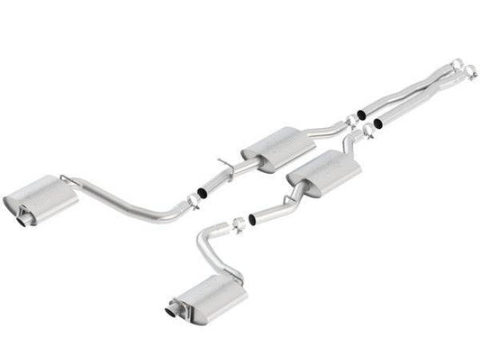 Borla 15-16 Dodge Charger R/T 5.7L No Tip Use Factory Valence Single Split Rear Exit S-Type Exhaust