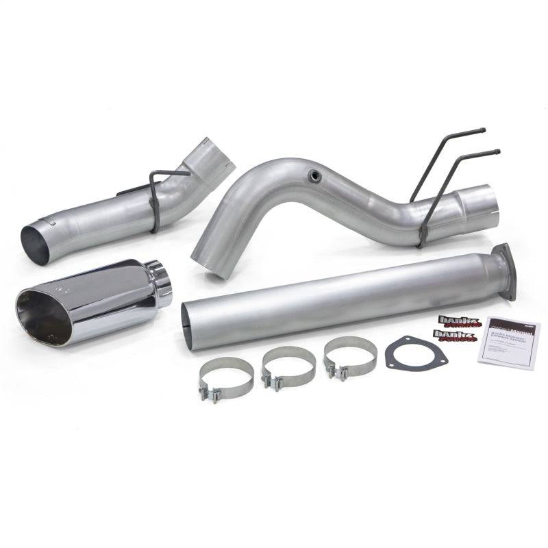Banks Power 2017 Ford 6.7L 5in Monster Exhaust System - Single Exhaust w/ Chrome Tip - Mammoth Racing -
