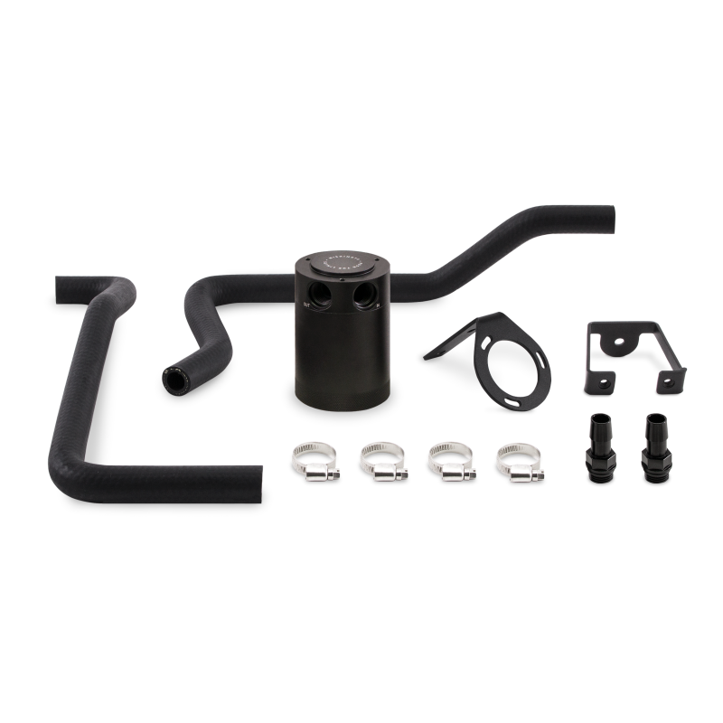Mishimoto 05-10 Dodge Charger / 05-10 Chrysler 300C 6.1L Direct Fit Oil Catch Can Kit - Black - Mammoth Racing -