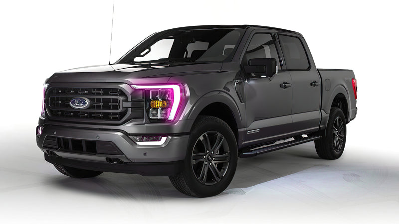 Oracle 21-22 Ford F-150 ColorSHIFT RGB+W Headlight DRL Upgrade Kit w/ RF Controller - Mammoth Racing -