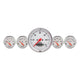 Autometer Arctic White 3-3/8in Electric Speedometer with Wheel Odometer/ 2-1/16in Oil Pressure - My Store
