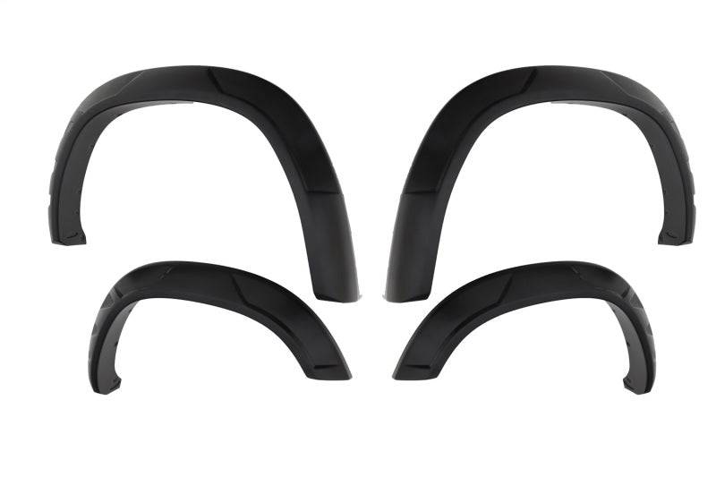 Bushwacker 19-22 Ram 1500 (Excl. Rebel/TRX) 76.3 & 67.4in Bed DRT Style Flares 4pc - Blk / Smooth - Mammoth Racing -