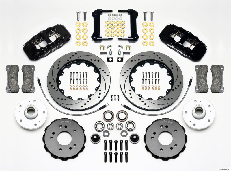 Wilwood Aero6 Front Truck Kit 14.25in Drilled 97-03 Ford F150 - Mammoth Racing -
