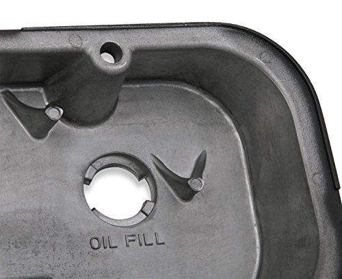 Holley 241-85 M/T Black Krinkle Valve Cover for BB Chevy - My Store