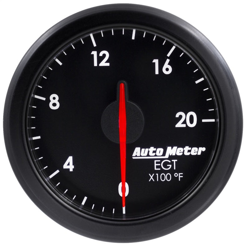 Autometer Airdrive 2-1/16in EGT Gauge 0-2000 Degrees F - Black - My Store