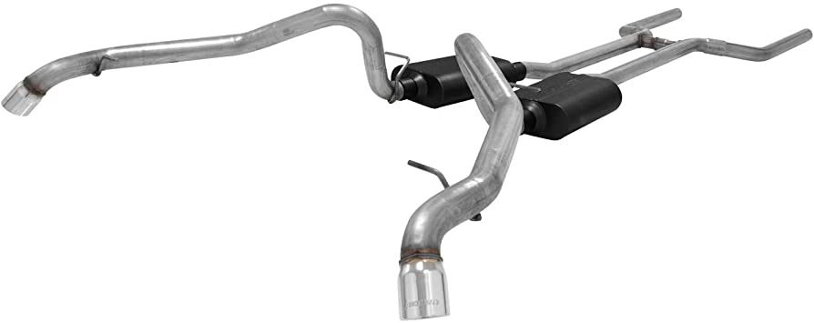 Flowmaster 817673 American Thunder Crossmember-Back Exhaust System for Chevrolet Chevy II/Nova - My Store