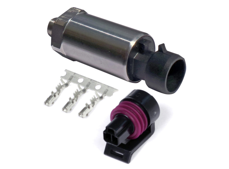 Haltech 150 PSI Motorsport (SS Diaphragm) Fuel/Oil/Wastegate 1/8 NPT Pressure Sensor (Incl Plug/Pin) - Mammoth Racing -
