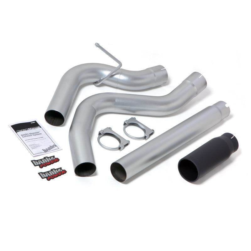 Banks Power 14-15 Ram 1500 3.0L Diesel Monster Exhaust System - SS Single Exhaust w/ Black Tip - Mammoth Racing -