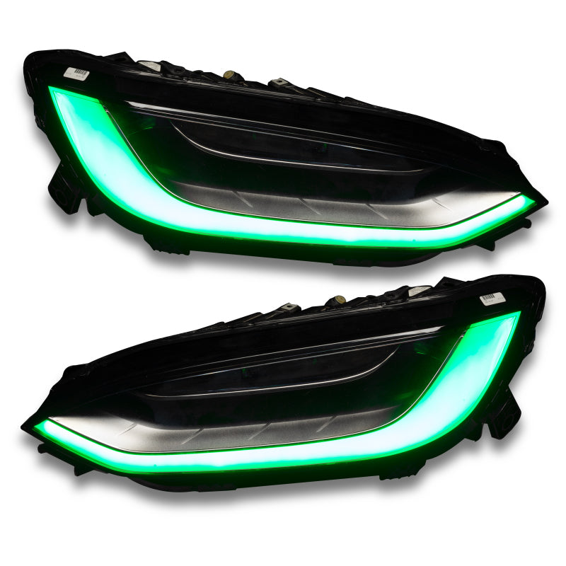 ORACLE Lighting 16-21 Tesla Model X Dynamic ColorSHIFT Headlight & Fog Light DRL Upgrade Kit - Mammoth Racing -