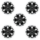 Ford Racing 21-22 Bronco 18in Black Machined Face Wheel Kit - Mammoth Racing -